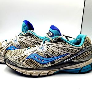 Saucony Women's Progrid Guide 6 Running Shoes. Blue/Turquiose. Size 8.5.